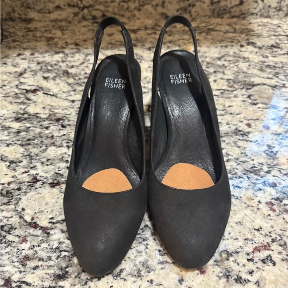 Eileen Fisher Milla Slingback Heels Size 7 - Picture 1 of 6